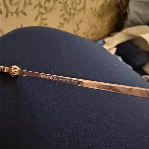 Tiffany Rose Gold Aviator Sunglasses 57 mm - Picture 4 of 8